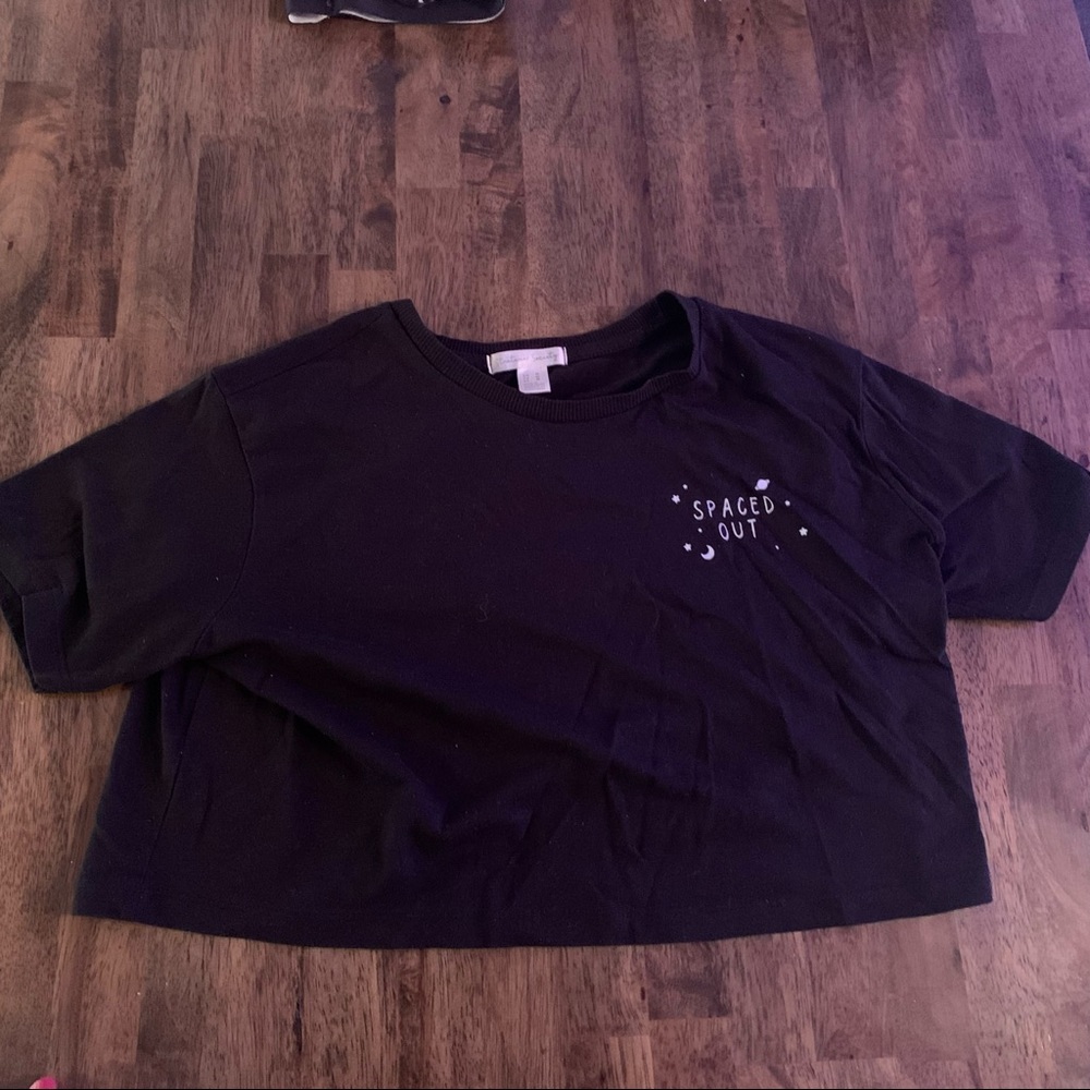 Cropped T-Shirt “Spaced out”